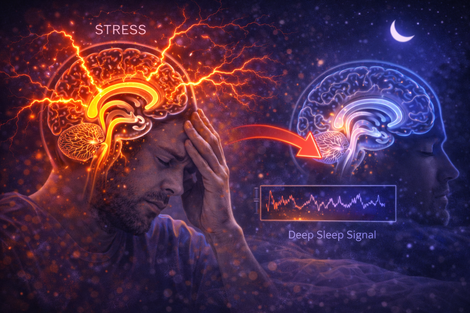 Why Deep Sleep Declines With Stress